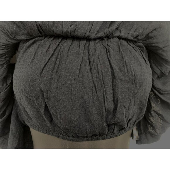 Volcom Women Extra Small Black Flowy Tank Top Ruffle Straps Kabloom Cami New - Picture 6 of 10